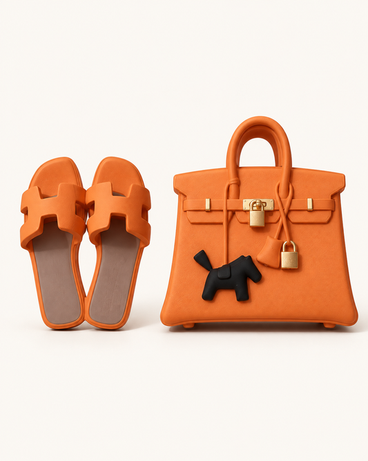 Aromotive Diffusor – Duo-Pack Tasche + Hausschuhe (Orange)