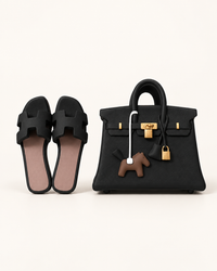 Aromatischer Diffusor – Duo-Pack Tasche + Hausschuhe (Schwarz)